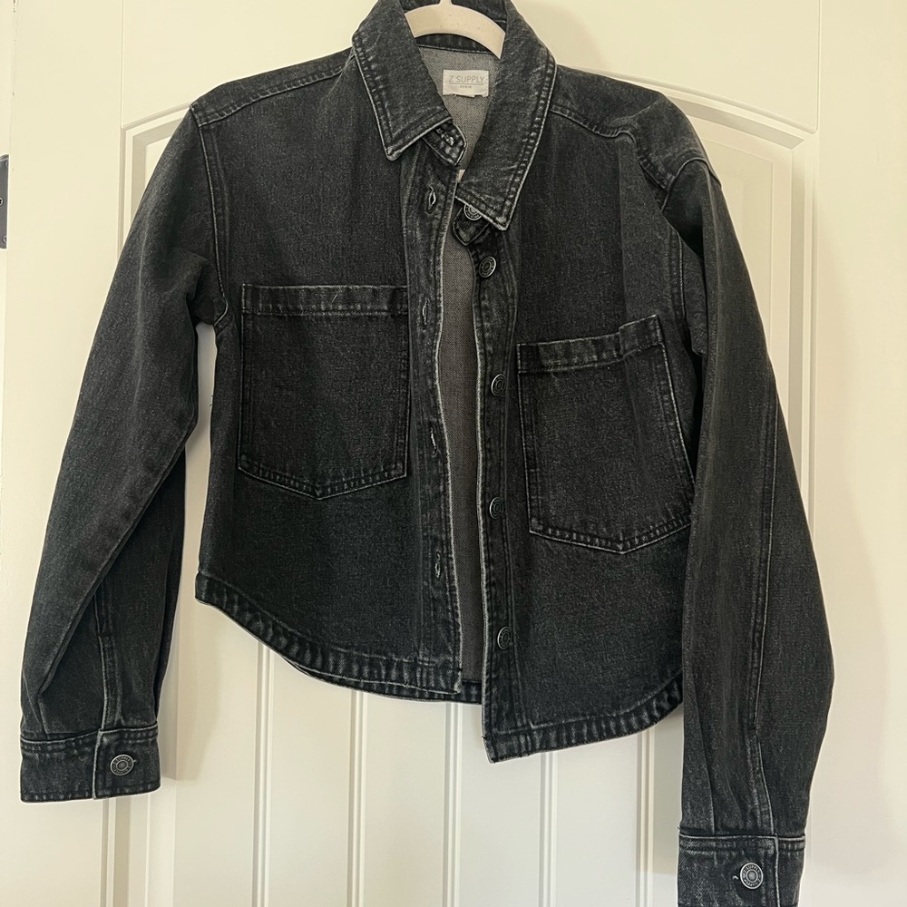 Z Supply Black Jean Jacket